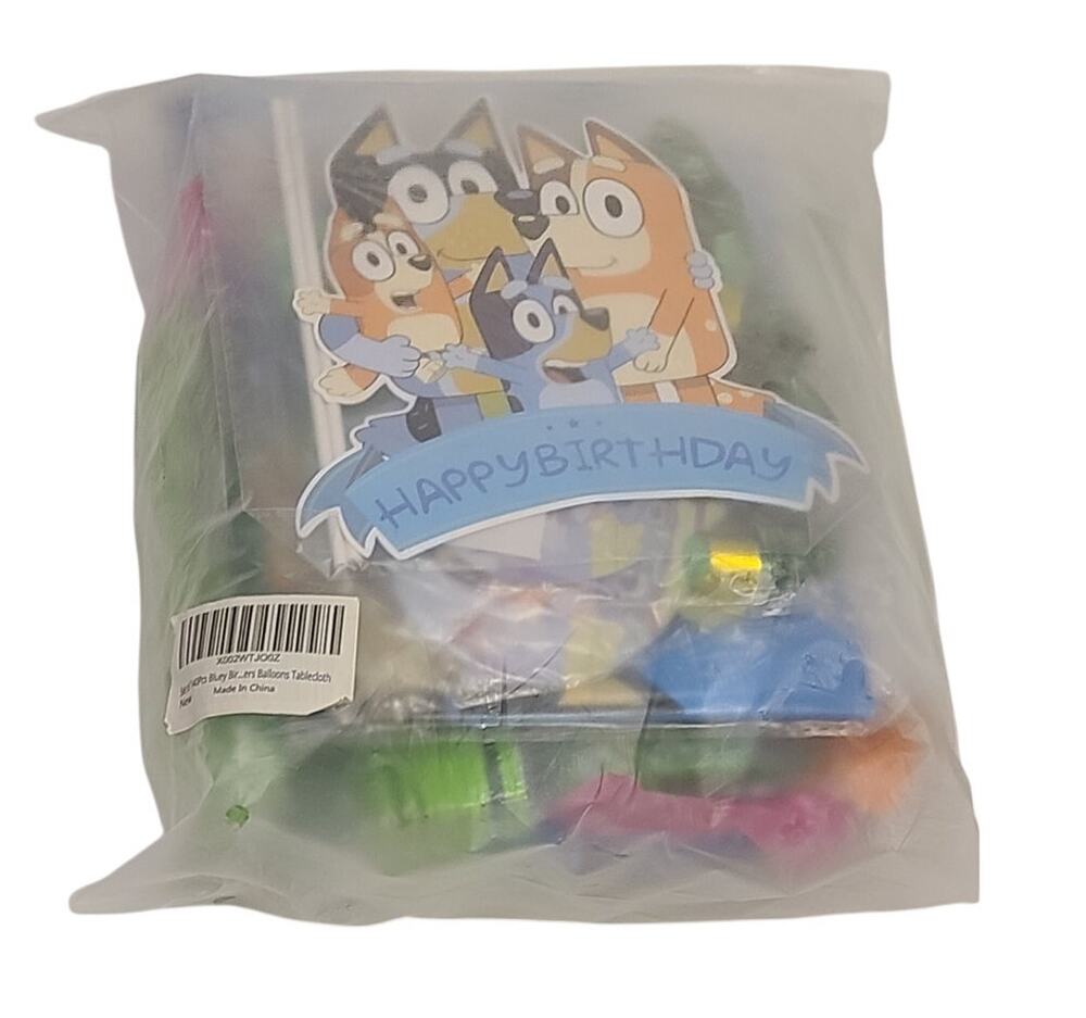 Bluey birthday decorations party kit